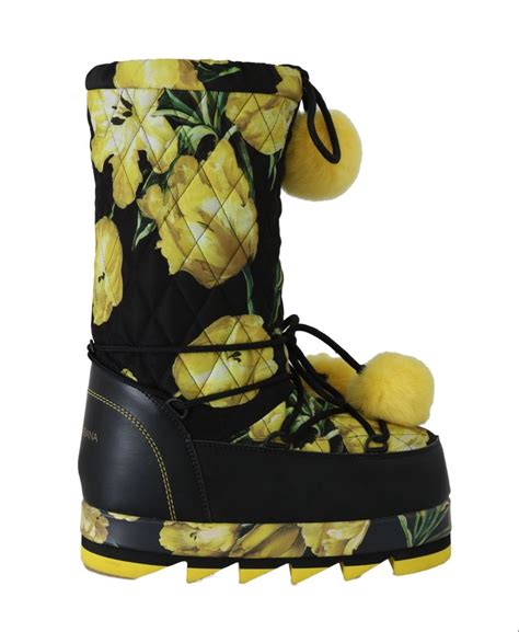 dolce gabbana moonboots|dolce gabbana boots damen.